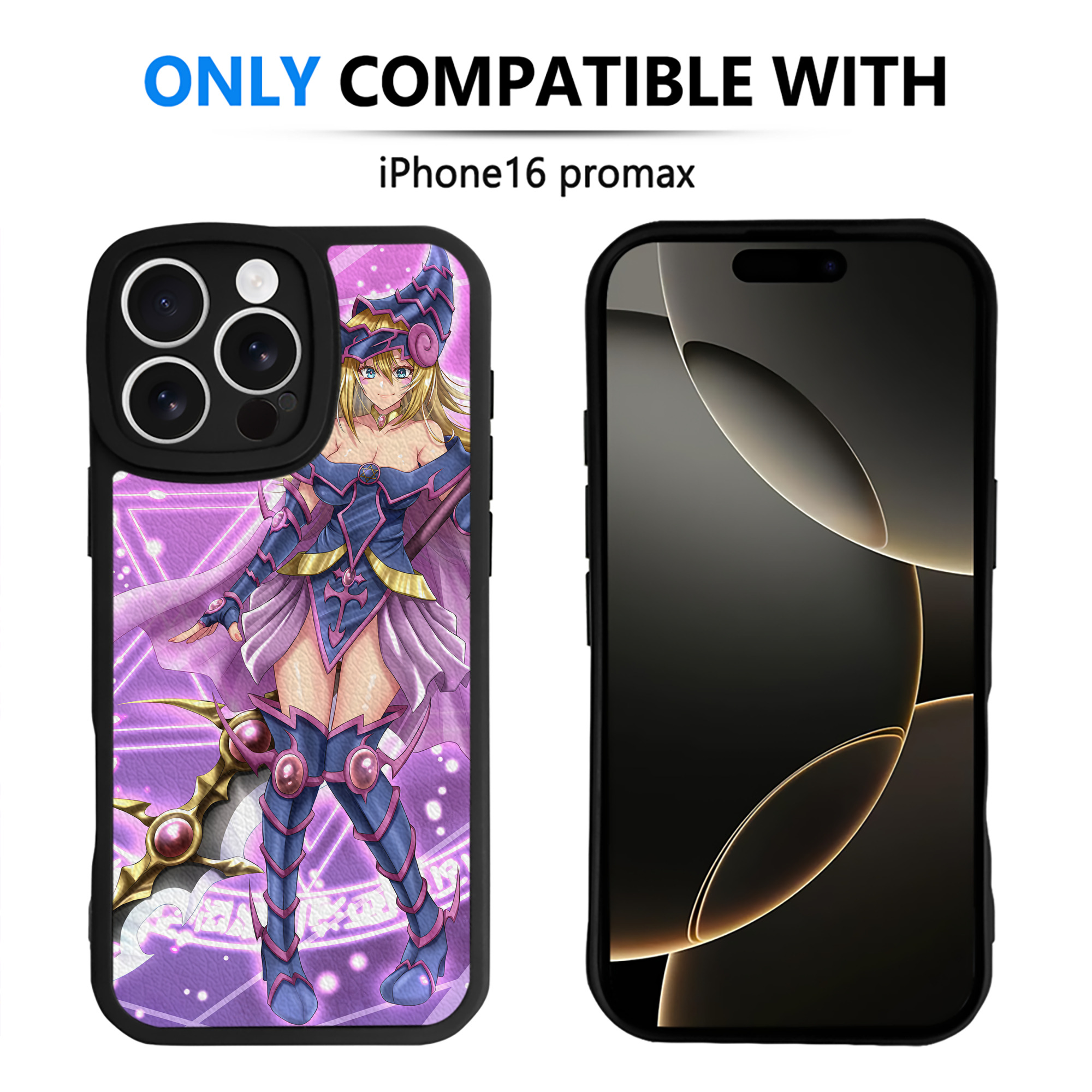 （画像用） 遊☆戯☆王 Yu-Gi-Oh! 【iPhone 16シリーズ対応】シリコンスマホケース（レザー調） 材質：シリコン
